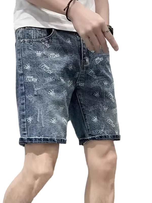 Men’s Shorts with Graphic Print