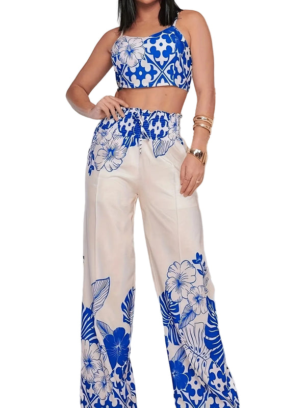 Women’s Two-Piece Set with Floral Print